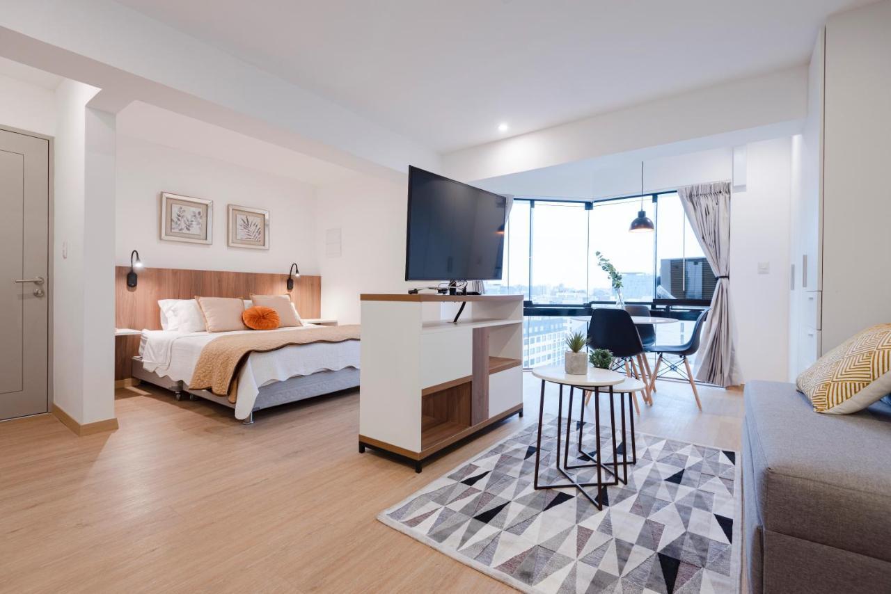Alu Apartments - Miraflores F/Doubletree Hilton C/Ac Wifi+60M 利马 外观 照片